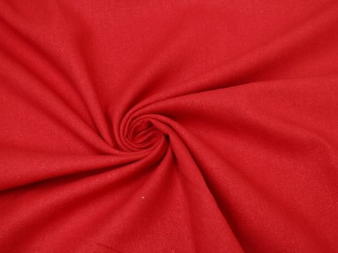 Tkanina len z wiskozą czerwony Tkanina len z wiskozą czerwony