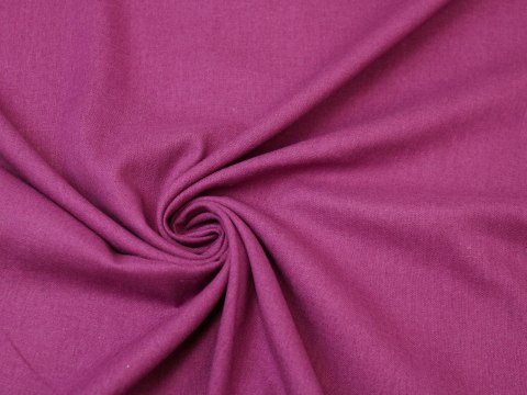 Tkanina len z wiskozą róż fioletowy magenta Tkanina len z wiskozą róż fioletowy magenta