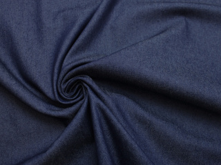Tkanina jeans cienki ciemny granat