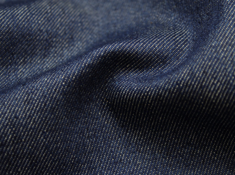 Tkanina gruby jeans z lycrą ciemny niebieski Tkanina gruby jeans z lycrą ciemny niebieski