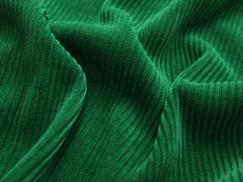 dzianina sztruksowa sztruks zielony elastyczny