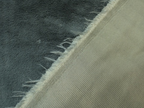 tkanina futerko miś sztuczne futerko ciemny popiel grafit tkanina futerko miś sztuczne futerko ciemny popiel grafit