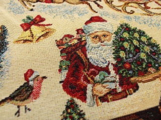 TKANINA GOBELINOWA ŚWIĄTECZNY MIKOŁAJ